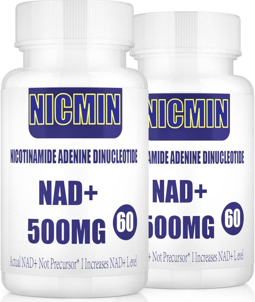 800MG NAD+ lipossomal com TMG 300MG, suplemento NAD+ real, aumento de absorção superior NAD Plus para energia celular, envelhecimento saudável e reparo muscular 120 cápsulas (Pacote de 2)