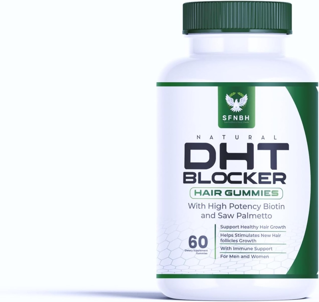 Natural Bloqueador DHT chicletes de crescimento do cabelo