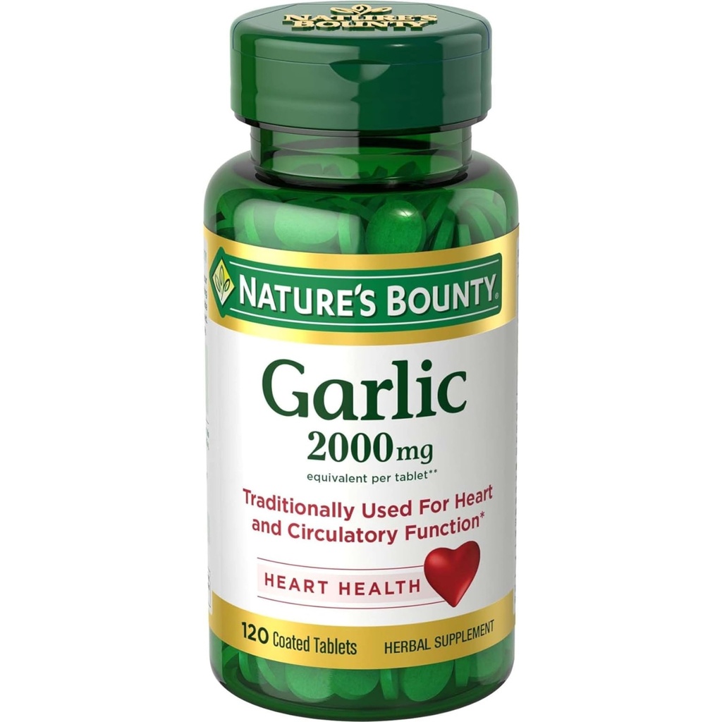 Alho da recompensa da natureza 2000mg, Comprimidos 120 ea