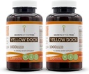 Segredos da Tribe Yellow Dock 120 Cápsulas(2 pcs.), 1000 mg, Yellow Dock (Rumex Crispus) Raíz Secada (2x120 Cápsulas)