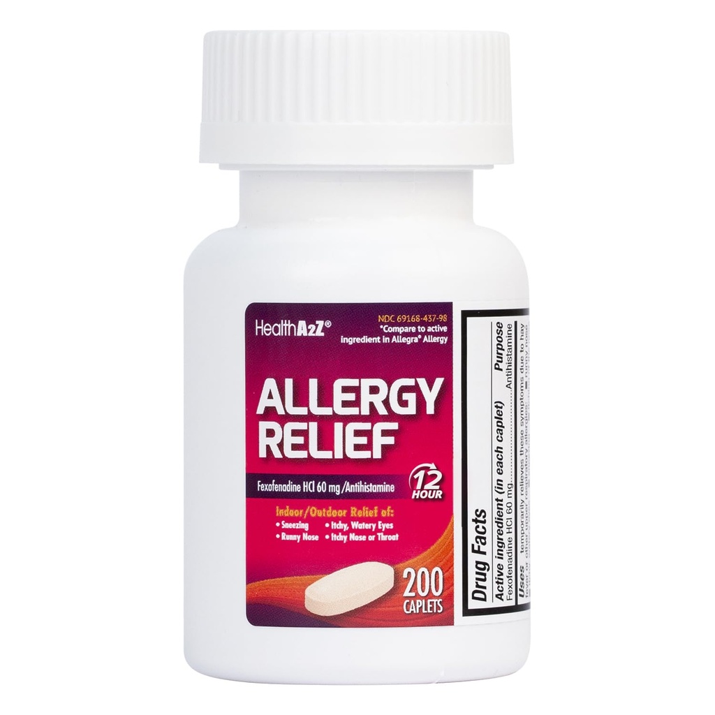 HealthA2Z® Fexofenadina Hidrocloreto 60mg .