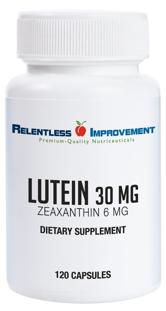 Alta potência 30mg Lutein Plus 6mg Zeaxanthin 120 Vege-Capsules Extrato de Marigold Natural para saúde ocular Sem preenchimentos 100% material ativo