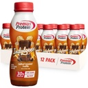 Premier Protein Indulgence Protein Shake, 30g Protein, 3g Açúcar, Trufa de caramelo salgado, 11.5 fl oz, Embalagem de 12