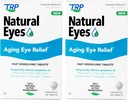 TRP Olhos naturais, comprimidos homeopáticos, sem glúten, 48 ct (Pacote de 2)