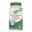 Nature's Way Saw Palmetto Berries, Suporte tradicional da próstata*, 585 mg por serviço, Projeto não-GMO verificado, Vegan, 180 Cápsulas
