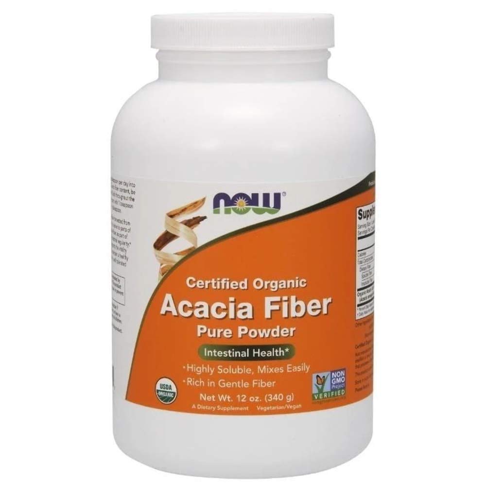 Agora Alimentos Fibra de Pó, Acácia Orgânica, 12-Onça (Pacote de 3)
