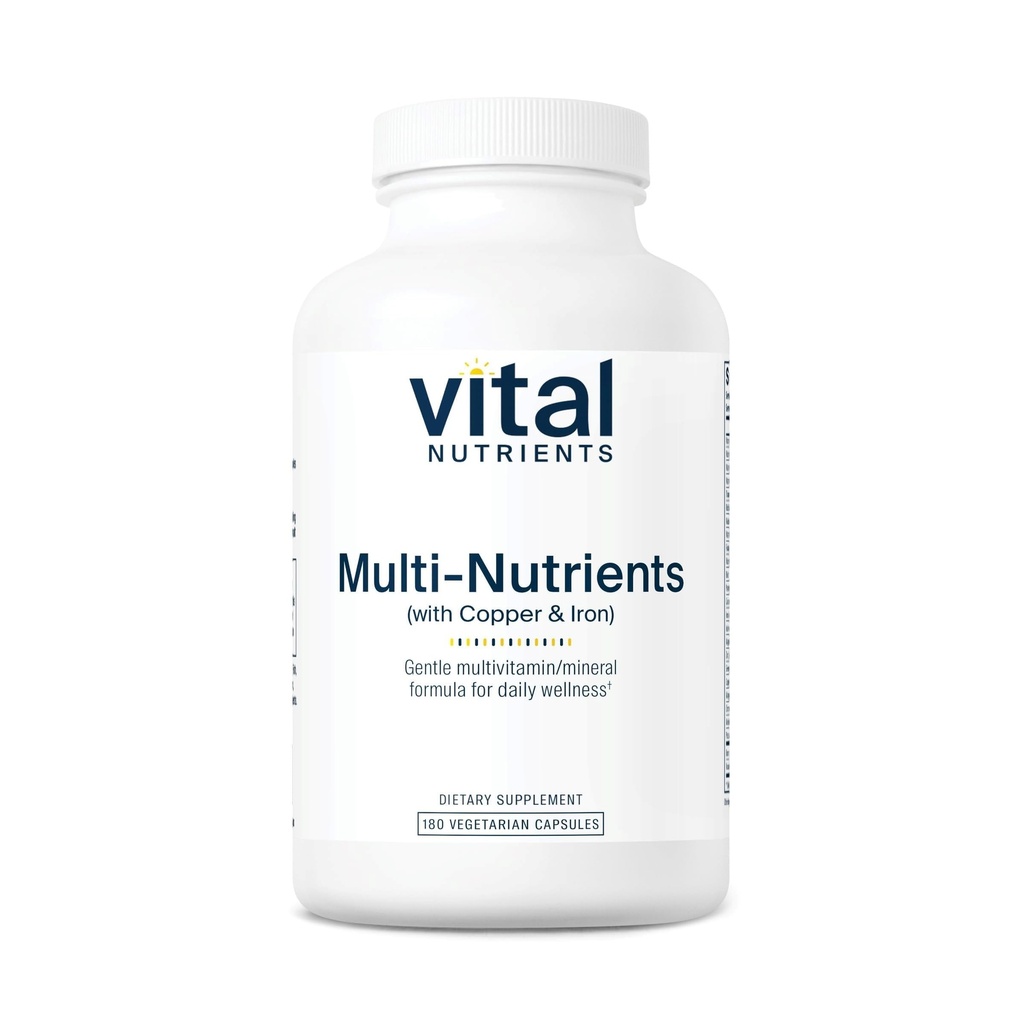 Nutrientes Vitais Multi-Nutrientes 4 Fórmula de Citrato/Malato (com Cobre e Ferro)