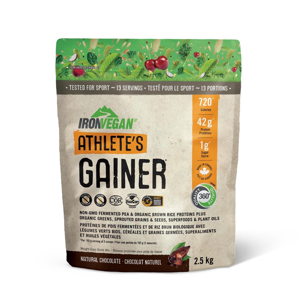 Pó de proteína de chocolate Gainer, 2500 GR