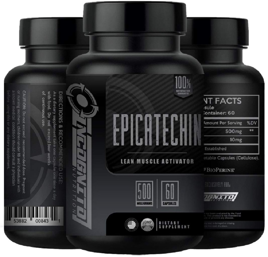 EPICATECHIN (Forte extra) 500 MGS por serviço x 60 Servings (ajuda a promover a força e o músculo lean)