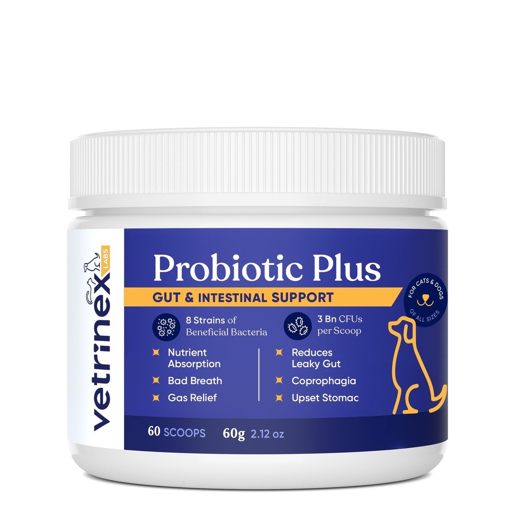Probiótico - Tratamento de Coprofagia para Cães - Parar e prevenir o cão de comer cocô - Sem comer fezes, Deterrente e Prevenção - Probióticos Pó para Gatos, Cães e Filhotes