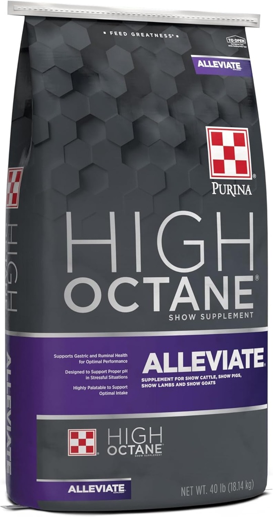 Suplemento de suporte gástrico Purina® High Octane® Alleviate®, 40 lb
