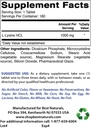 Melhores naturais L-Lysine 1000mg & Vitamina C 1000 mg