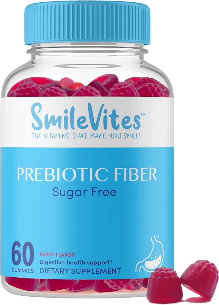 Gut Bacteria & Regularidade Digestiva Prebiótico para a Saúde Digestiva Suporta Gut Vegan, Keto, Kosher, Sem Glúteo, Não-GMO, Baseada em Plantas