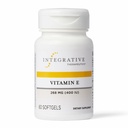 Terapêutica Integrativa Vitamina E - Suplemento Antioxidante para Apoio à Saúde Cardiovascular* - Apoio ao Coração* - Livre de Lacticínios e Sem Glúten - 60 Moldes de Vitamina (60 Servings)