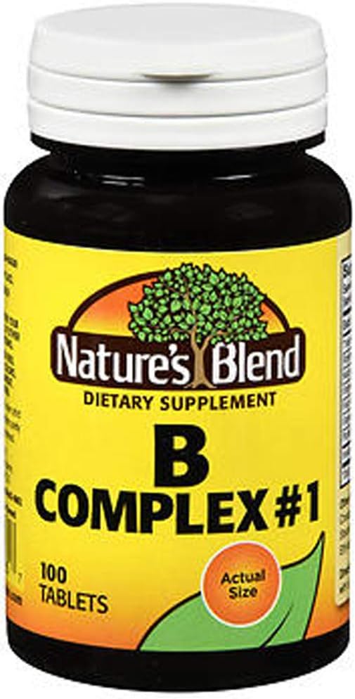 Complexo B da Mistura da Natureza #1 Comprimidos - 100 quilates, pacote de 3