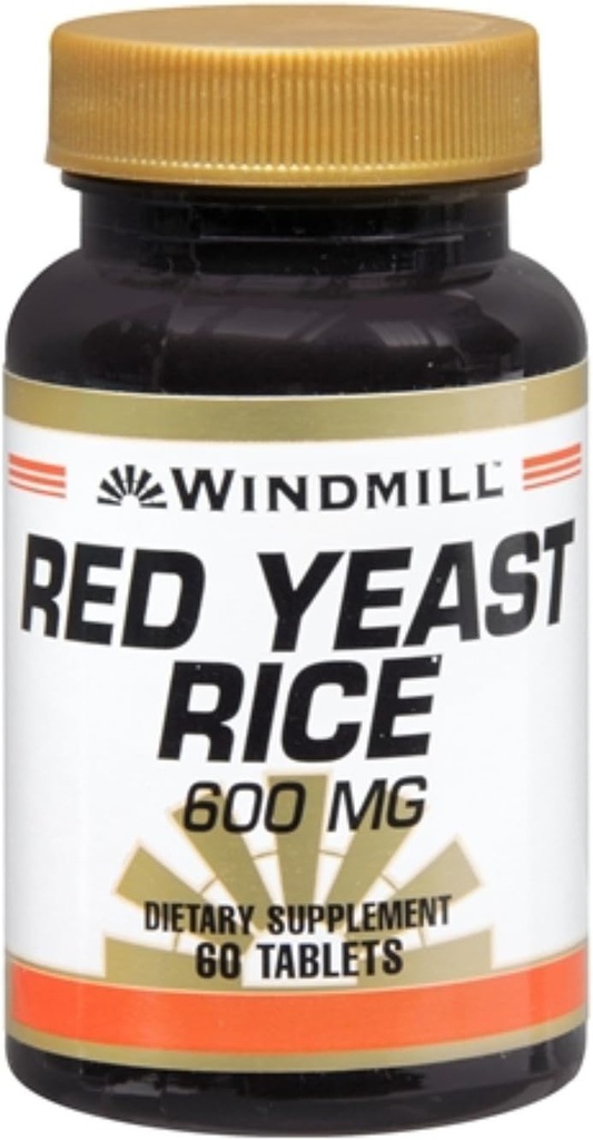 Moinho de vento Red Levest Rice 600 mg Comprimidos 60 Comprimidos (embalagem de 3)
