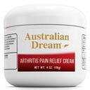 Australian Dream Arthritis Pain Relief Cream - calmante e não gorduroso - poderoso alívio tópico da dor Artrite - bom para dores musculares ou articulações - 4 oz Jar