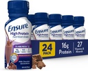 Garanta alta proteína leite chocolate Nutrição Shake, pronto para beber, 16g de proteína e 27 vitaminas e minerais, 8 fl oz, 24 embalagem