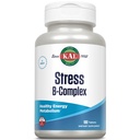 KAL Stress B suplemento complexo de vitamina, complexo de vitamina B para energia, estresse, formação de células sanguíneas vermelhas e apoio imunológico, com vitamina B12, B6 e ácido fólico, 60 dias de garantia, 50 Serv, 100 comprimidos