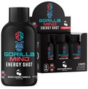 Gorilla Mente Energia Tiros (Pacote de 6) - Melhorado Foco & Energia, Livre de Açúcar, Agitação rápida, Fórmula potente com vitaminas e extratos naturais (Black Cherry Vanilla)