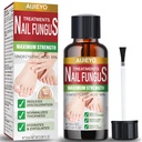 E-Bes tratamento de fungo de unha extra força, reparação de danos grossos cor unha unhas Fungos tratamento, óleo de árvore de chá fácil uso Fungal tratamento de unha- 20ML