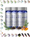Fórmula de alívio de estresse oxidativo por vitalidade celular Waybest NRF2 Ativador (180 Cápsulas Vegan), Suplementos de saúde anti-envelhecimento antioxidante Nutricional, Mistura de 5 Fitonutrientes de ervas naturais Ingredientes