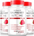 (3 Pack) Raspberry Ketone Cápsulas, Framboesa Oficial Cetona para perda de peso, Fórmula Keto All-Natural para desbloquear seu corpo e Fitness Goals, FramboesaKetone 1200MG Suplemento, Comentários (180 Cápsulas)