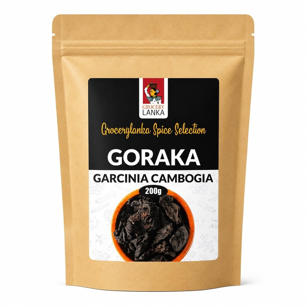 Goraka 200g (7 onças), Garcinia Cambogia Seca, Agente Aditivo de Alimentos Naturais .