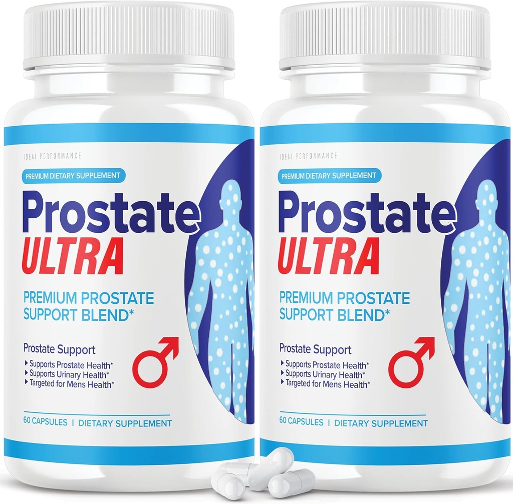 (2 Pack) Prostate Ultra Supplements for Men Prostate Health Formula (120 Cápsulas)