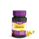 Vitamina D3 10.000 UI – 100 Softgels – Suporta sistema de defesa, saúde óssea e muscular – Tamanho da família