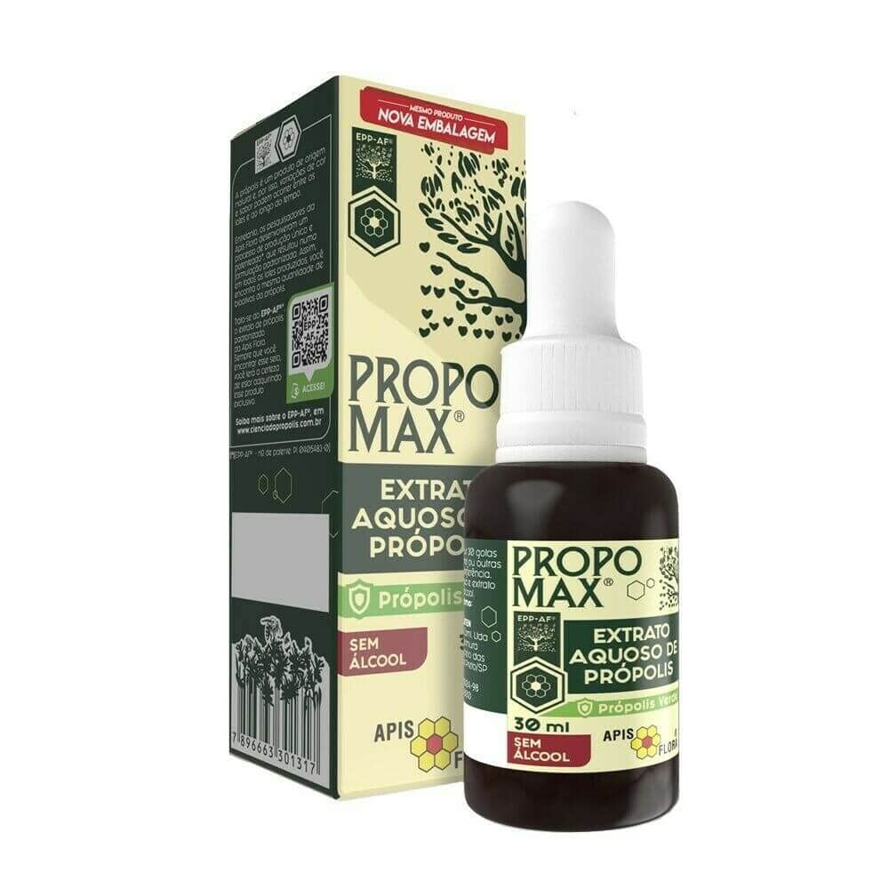 Apis Flora Brasileiro Verde Abelha Própolis, Alta em Flavonóides e Artepillin-C 7, Livre de Cera, Sem Álcool, 30ml (Pacote de 2)