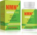 NMNH 500mg (Dihidronicotinamida Mononucleot), NMN Suplemento Alternativo com NR, TMG, Resveratrol, COQ10, NAD Suplemento, Energia, Boost NAD+ Níveis, 60 Cápsulas