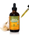 Herb Pharm certificado extrato líquido de alho orgânico para suporte cardiovascular e circulatório - 4 Onça