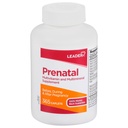 LEADER Multivitamin pré-natal com ácido fólico 800mcg e nutrientes essenciais para gravidez saudável e desenvolvimento fetal, DHA, Vitamina de alta potência para as mães que esperam, suporte diário, 365 Caplets