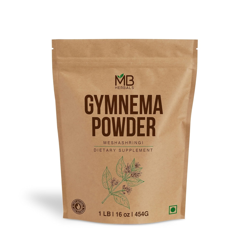 MB Herbals Gymnema Leaf Powder 1 lb / 16 oz □ 454 Gram .