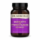 Dr. Mercola Quercetin & Pterostilbene Avançado - Suporta Saúde Respiratória e Imune - 500 mg Quercetin - Fórmula de alta biodisponibilidade - Não-GMO, Gluten-Free & Soy Free - 60 Cápsulas (30 Servings)