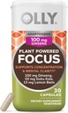OLLY Focus Adaptogen, Ginseng, Gotu Kola, Suplemento de suporte de humor, Cápsulas vegetarianas - 30ct