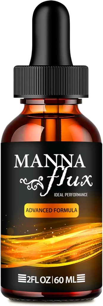 Gotas de fluxo de maná, Mannaflux Supplement Liquid Drops - Força máxima, Manna Flux Health & Wellness Drops, Mannaflux All Natural Formula, Manna Flux Liquid Drops Reviews (1 pacote)