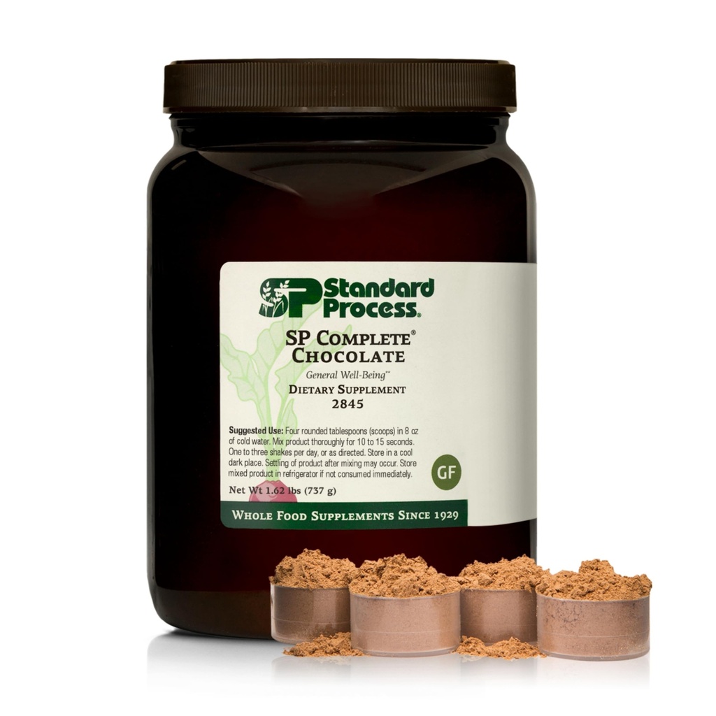 Processo Standard Inc. SP Completo - Suporte Imune de Alimentos Integrais, Suporte ao Fígado, Antioxidante, com Proteína de Arroz, Extrato de Sementes e Colina - Vegetariano, Chocolate - 26 Ounce