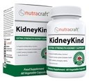 Nutracraft KidneyKinnd #1 Suporte do rim e suplemento de desintoxicação, limpeza do rim para bexiga e saúde urinária, Buchu, Juniper, Uva Ursi, Cranberry, Nettle Leaf e mais, 60 cápsulas Vege