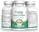 Logos Nutricionals-Liver CS Plus-60 Poderoso Detox Fígado Fórmula Veggie Caps-Incrementando Glutationa e Diminuindo Stress Oxidativo.