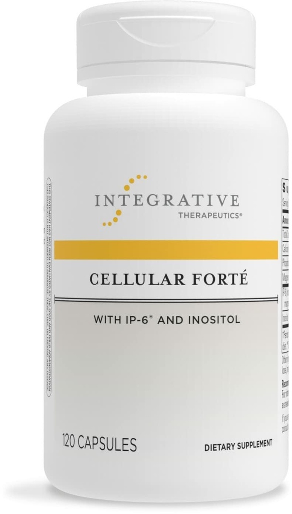 Integrative Therapeutics Cellular Forte - Inositol Supplement for Imune System & Cell Health Support* - Contém IP-6 - Vegan, Gluten-Free & Dairy-Free - 120 Cápsulas (60 Servings)