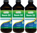 Melhor Naturals 100% Puro óleo Neem, 100% frio prensado e não refinado - 16 OZ (3 garrafas)