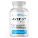AREDS 2 Suplemento Ocular Vitamina & Minerais para Saúde Ocular, Lutemax 2020 com Instituto de Olhos Naturais AREDS 2 Ingredientes de Estudo Lutein, Vitamina C, & Zeaxanthin, 120 Mini Softgels