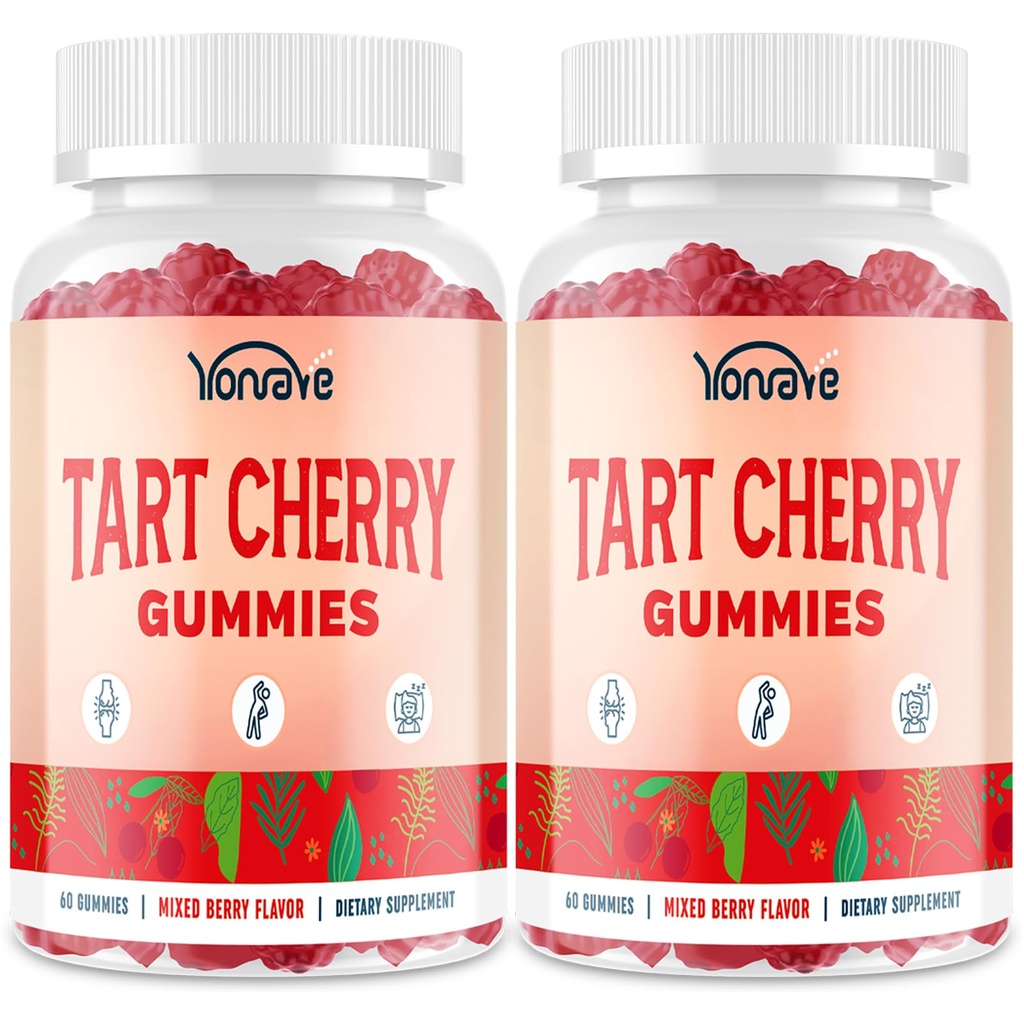 3300mg Pastilhas de cereja de tarte para limpeza de ácido úrico, sono, gotejamento, articulação e suporte renal – Extrato de cereja de tarte com semente de aipo, melatonina, vitamina C – Detox & antioxidante – sabor de cereja misto, 120 contagem