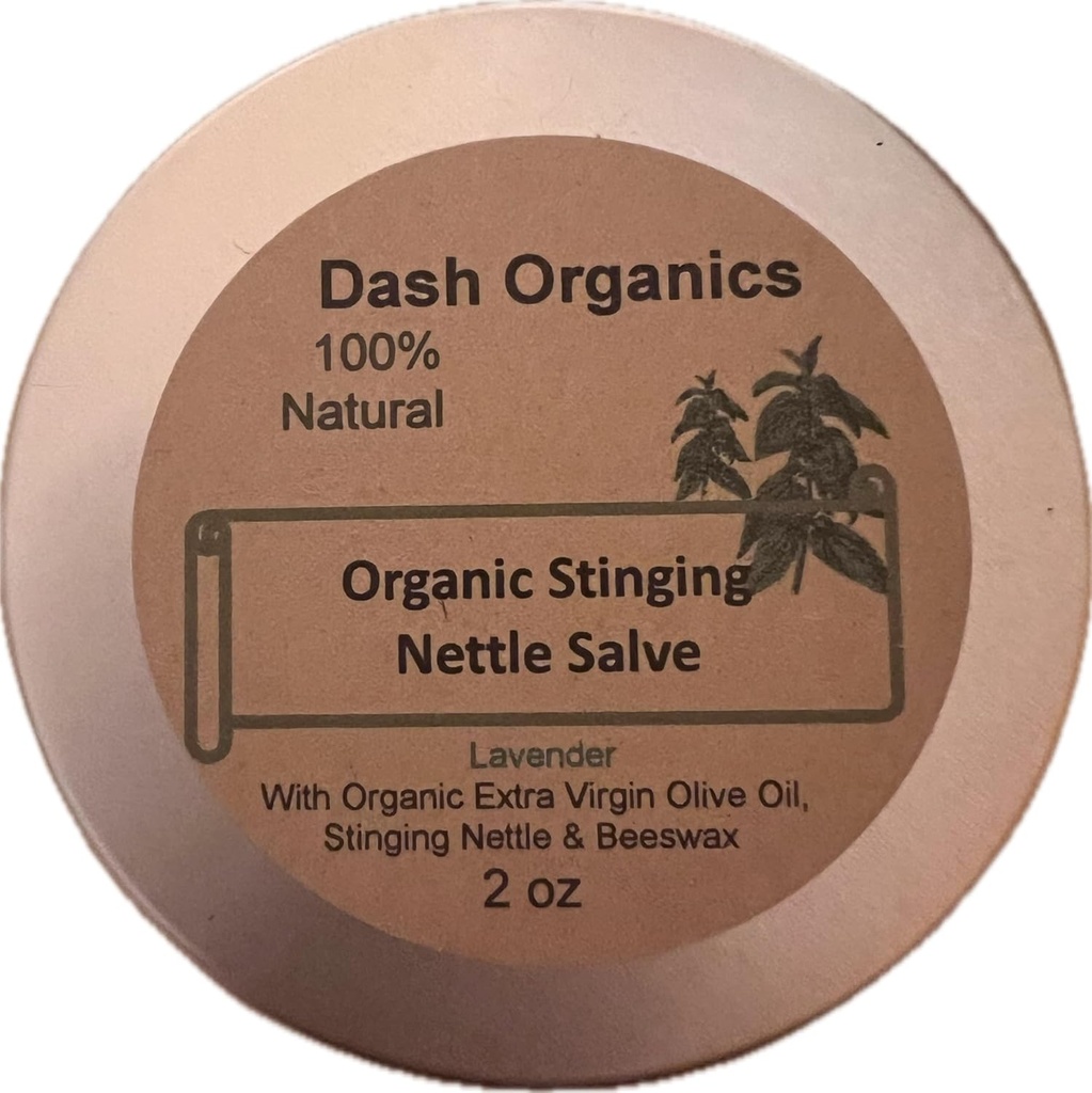 Orgânica de cura domesticando Nettle Salve com óleo essencial de lavanda