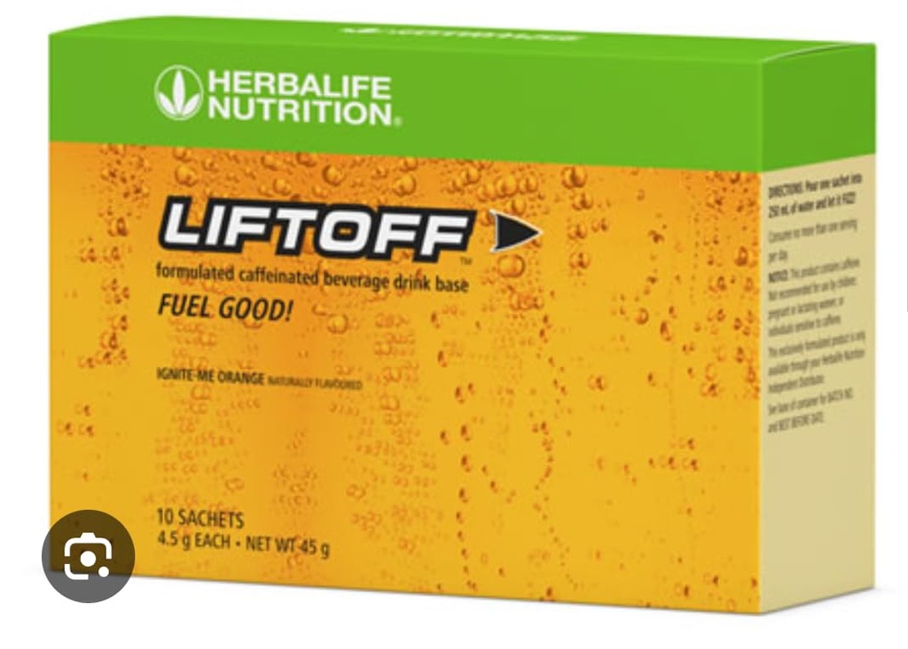 Herbalife Nutrition LIFTOFF Energy Stick Packs -Lemon-Lime Blast - Bebida instantânea para o aumento natural de energia, limpa mentes, melhora a concentração, 30 Count (30 Packs), Green Lemon-Lime Blast