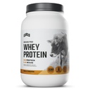 Níveis de proteína de whey alimentado de grama em pó, sem artificiais, 24G de proteína, baunilha canela, 2LB