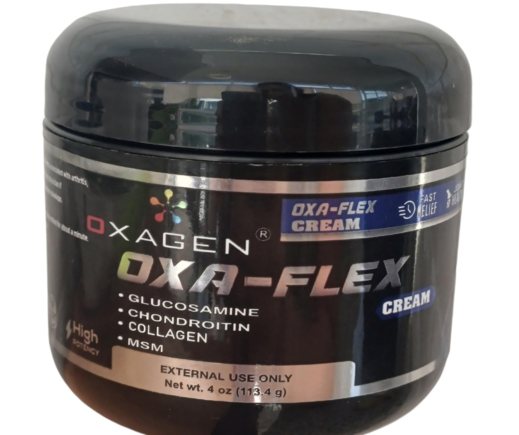 OXA-Flex Glucosamina & Chondroitin Creme com HSH & Colágeno . Creme natural para homens e mulheres .