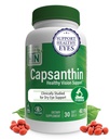 Saúde Thru Nutrition Capsanthin 40mg - Ultimate Eye Supplement □ Healthy Vision Support & Blue Light Protection Dry Eye Alief as CapsiClear Derived from Capsicum Annuum □ Pack of 30